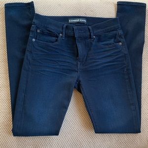 EXPRESS Super Soft Legging Jeans - Mid Rise